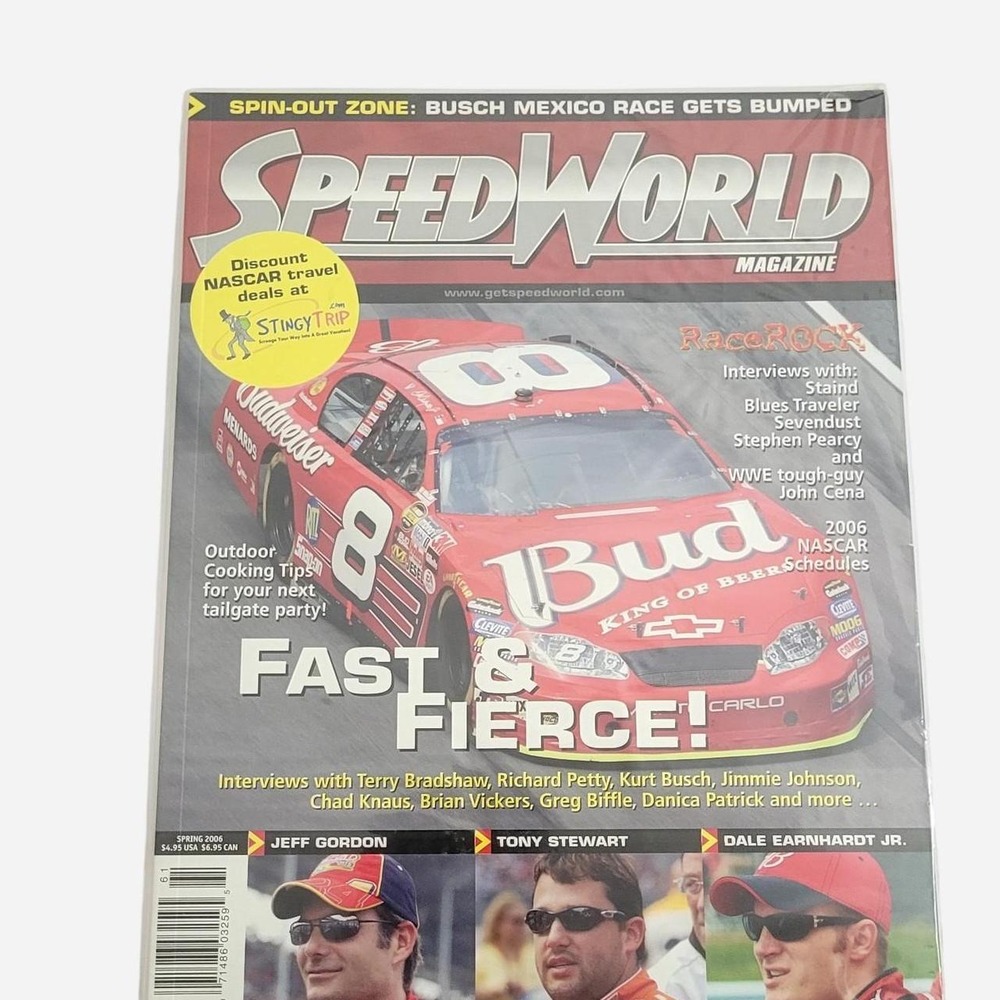 Speed World Magazine featuring Jeff Gordon, Tony Stewart, and Dale Earnhardt Jr.